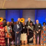 Cérémonie d'ouverture de la Journée mondiale de la culture africaine et afrodescendante (JMCA), lundi 26 janvier à Paris. - Sarah-Agnès AGUESSY